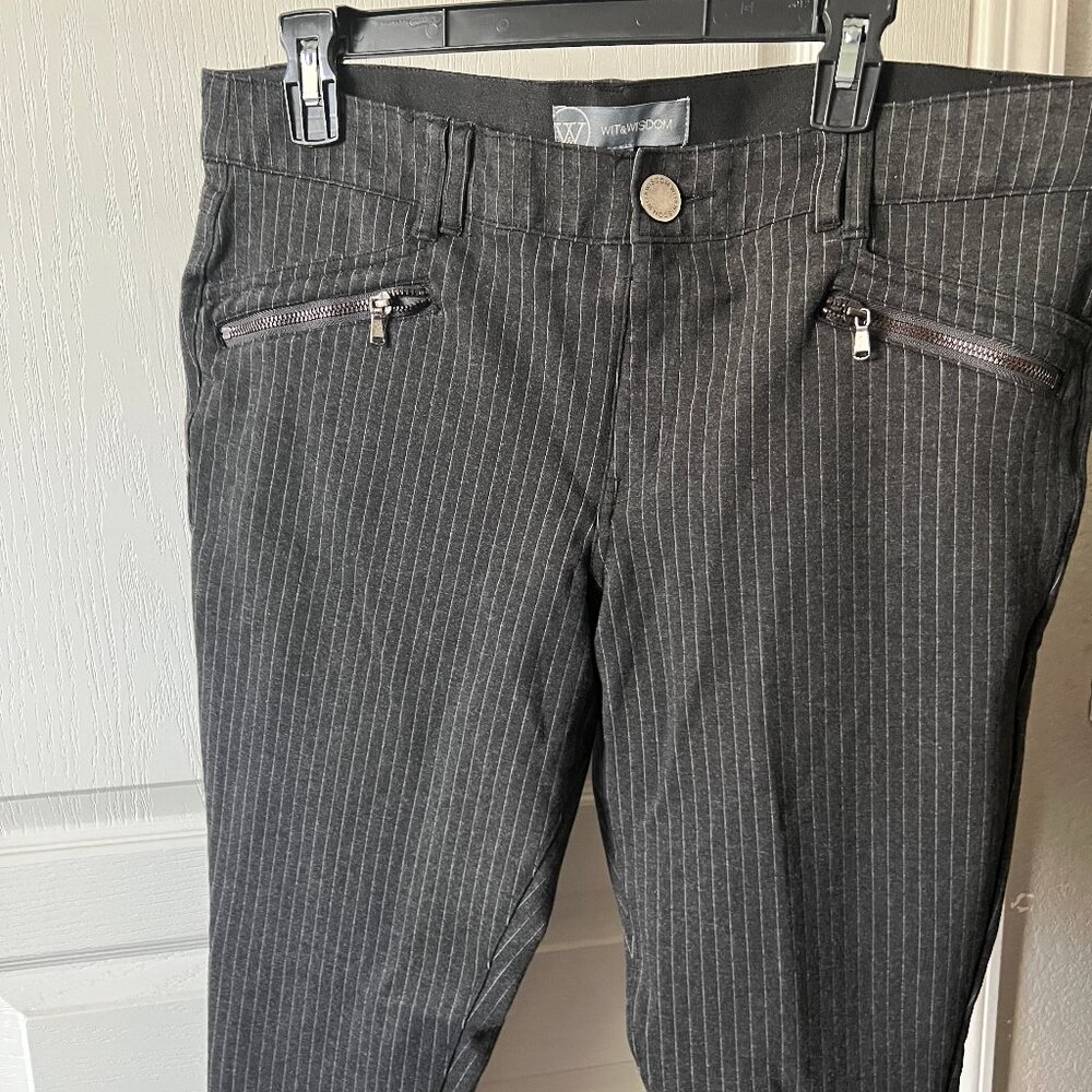 Wit & Wisdom from Nordstrom Pinstripe Jeggings  - Size 16